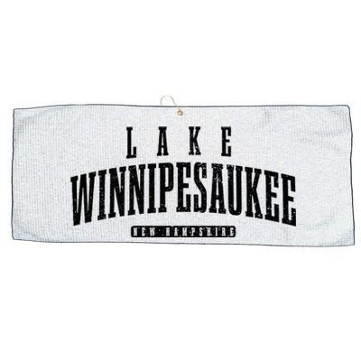 Lake Winnipesaukee New Hampshire Vintage Large Microfiber Waffle Golf Towel