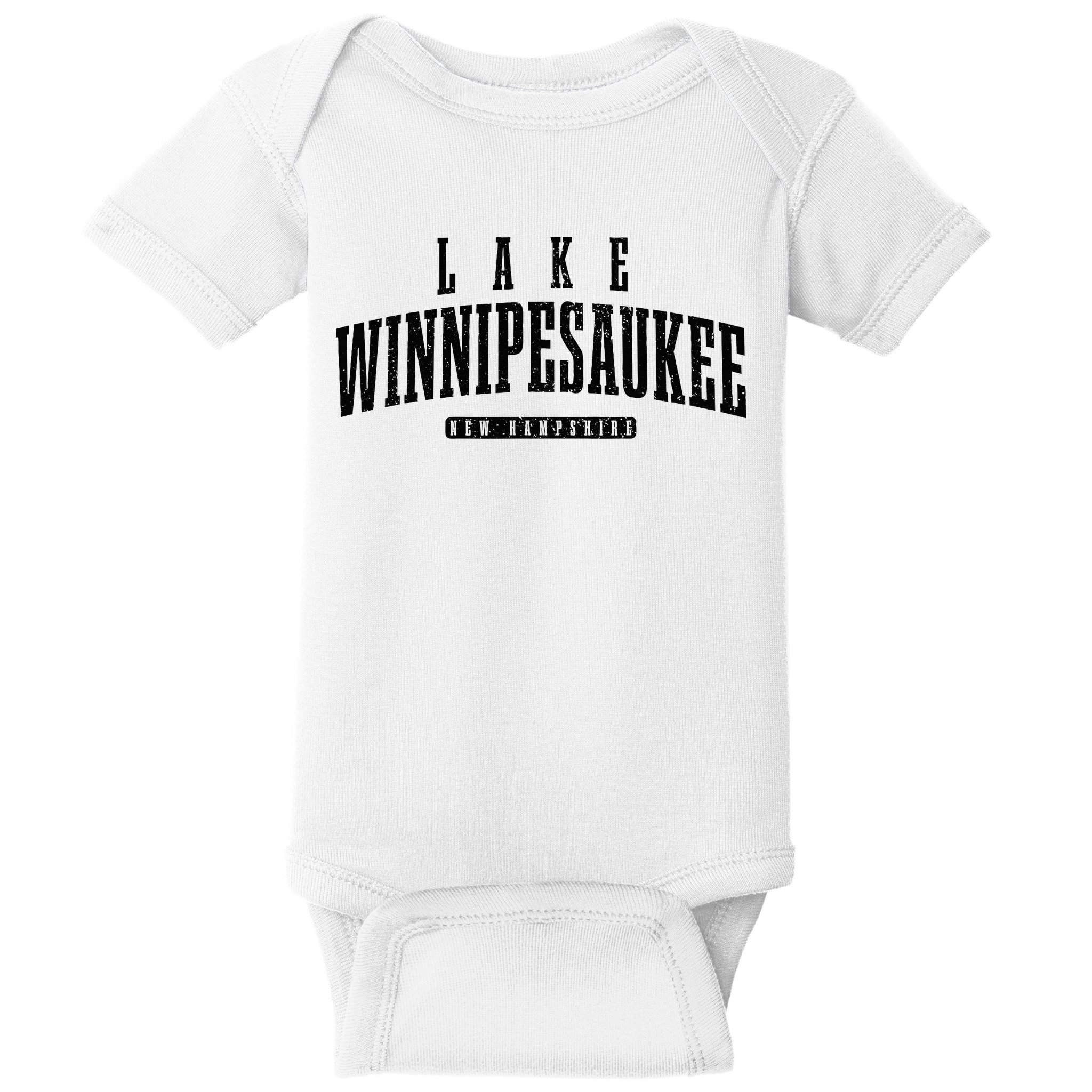 Lake Winnipesaukee New Hampshire Vintage Baby Bodysuit