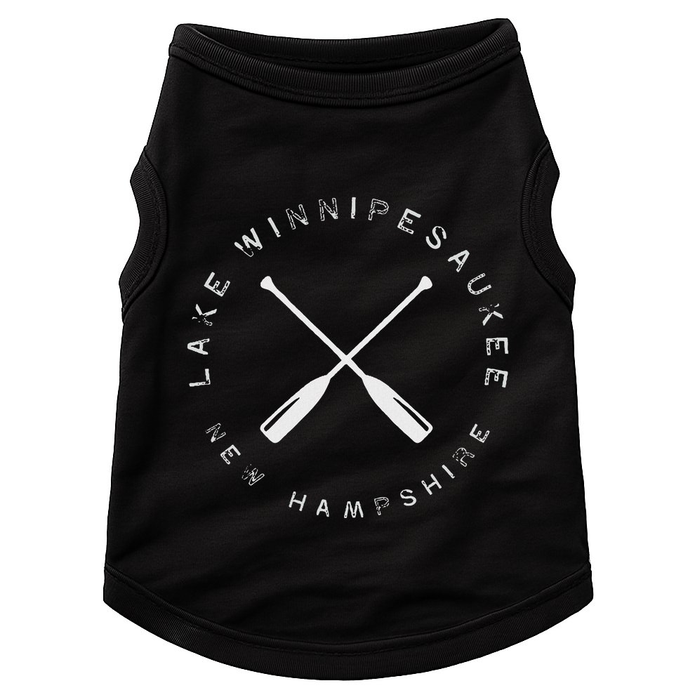 Lake Winnipesaukee New Hampshire Vintage Retro Doggie Tank