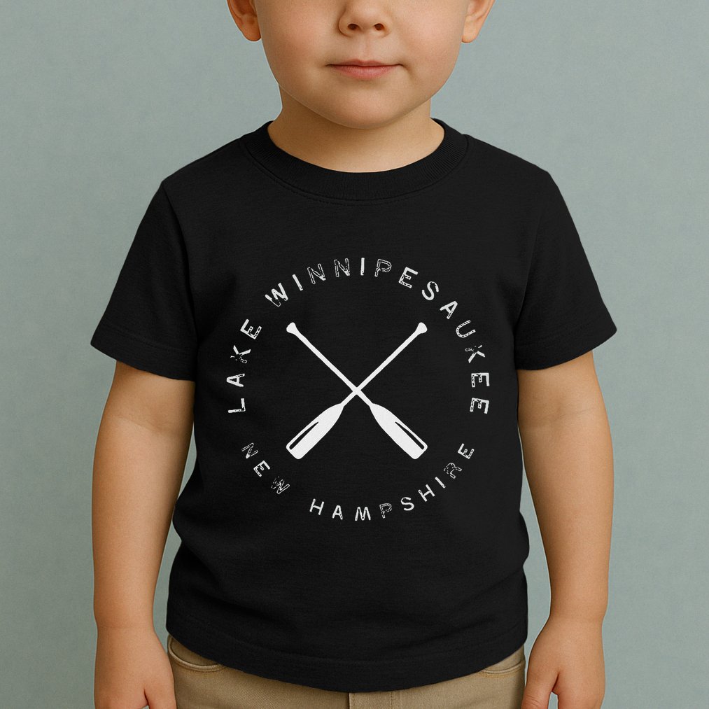 Lake Winnipesaukee New Hampshire Vintage Retro Toddler T-Shirt