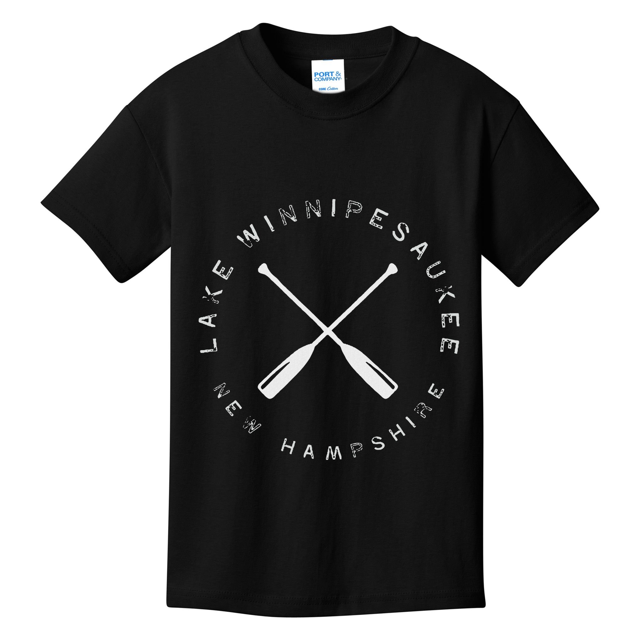 Lake Winnipesaukee New Hampshire Vintage Retro Kids T-Shirt