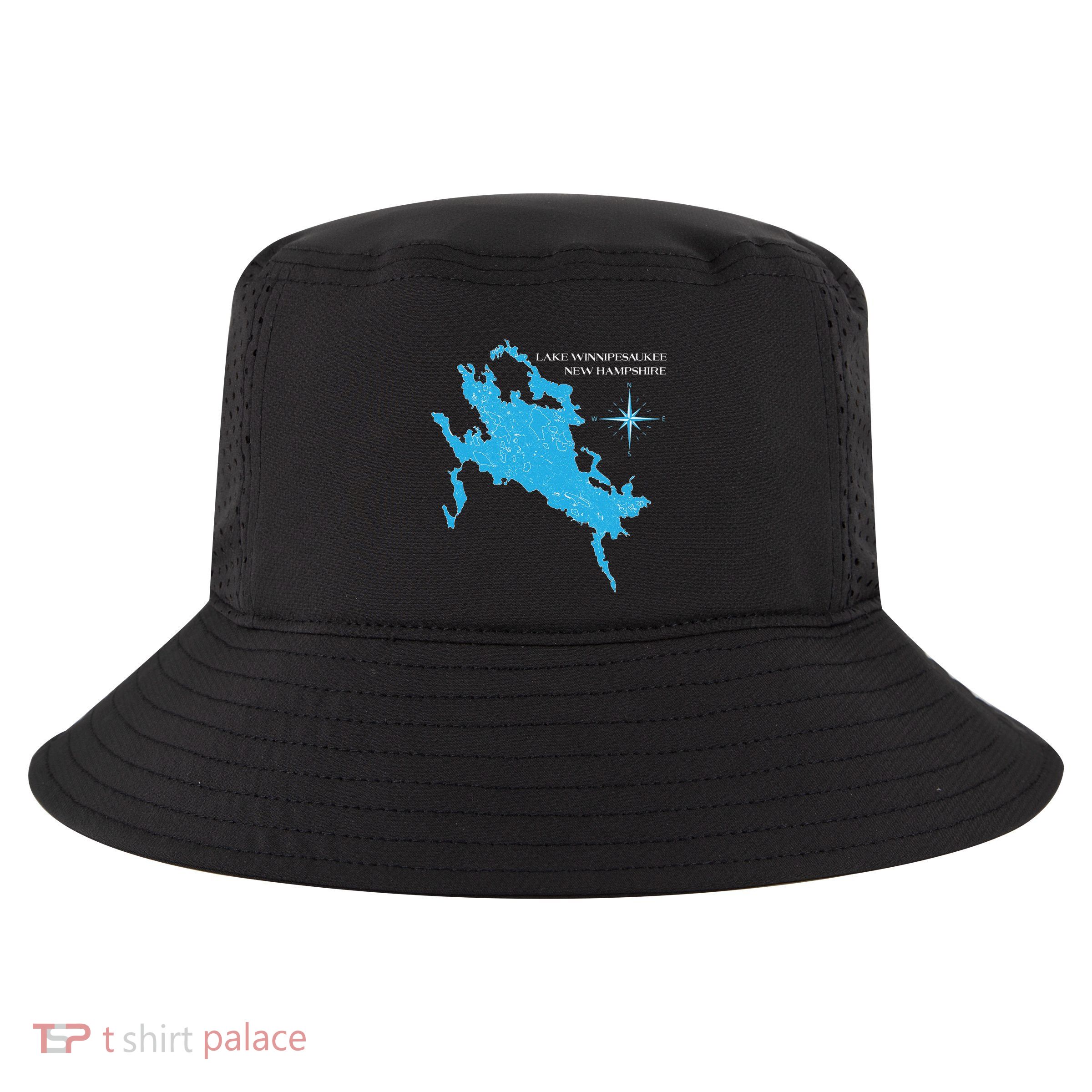 Lake Winnipesaukee New Hampshire Cool Comfort Performance Bucket Hat