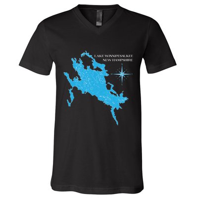 Lake Winnipesaukee New Hampshire V-Neck T-Shirt