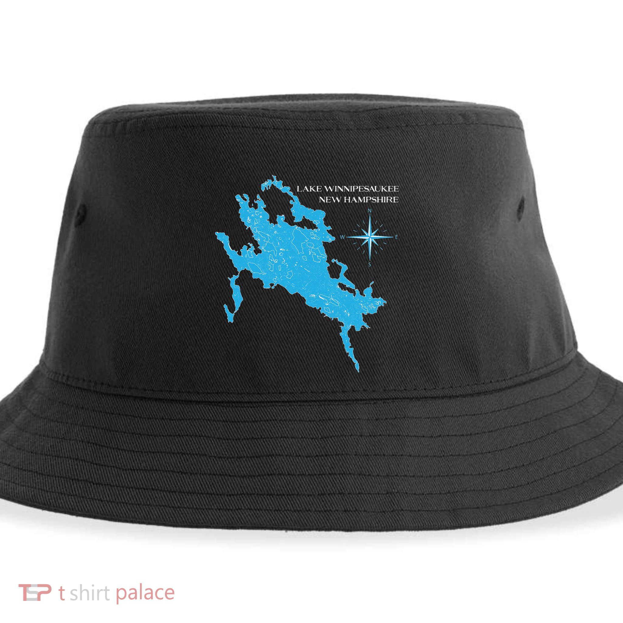 Lake Winnipesaukee New Hampshire Sustainable Bucket Hat