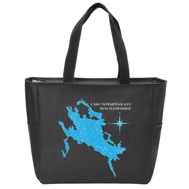 Lake Winnipesaukee New Hampshire Zip Tote Bag