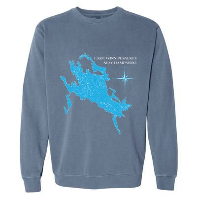 Lake Winnipesaukee New Hampshire Garment-Dyed Sweatshirt