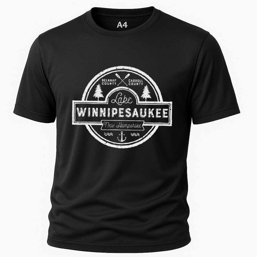 Lake Winnipesaukee New Hampshire Women Camping Cooling Performance Crew T-Shirt