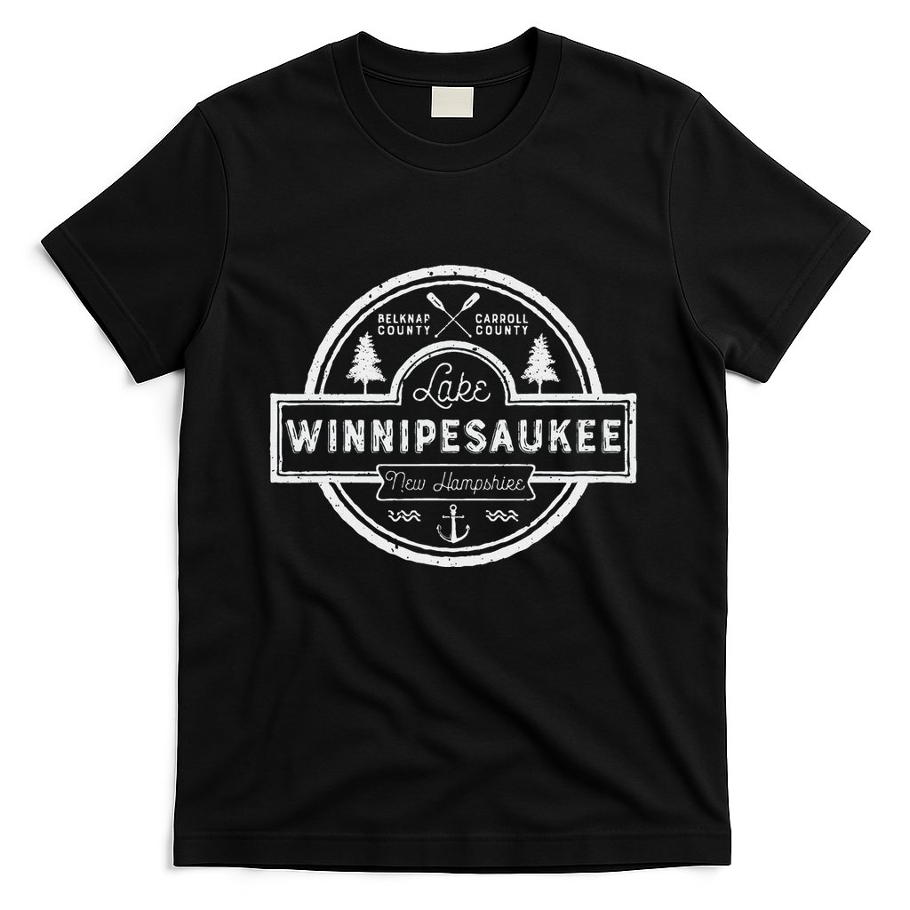 Lake Winnipesaukee New Hampshire Women Camping T-Shirt