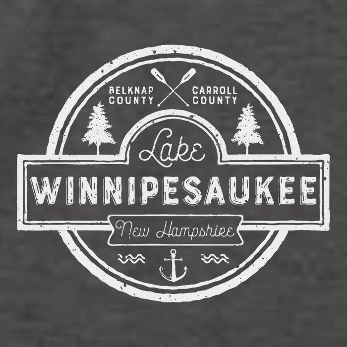 Lake Winnipesaukee New Hampshire Women Camping Vector Backpack