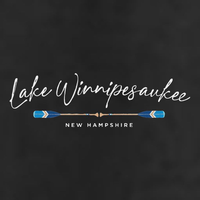 Lake Winnipesaukee New Hampshire Oars Graphic Hat