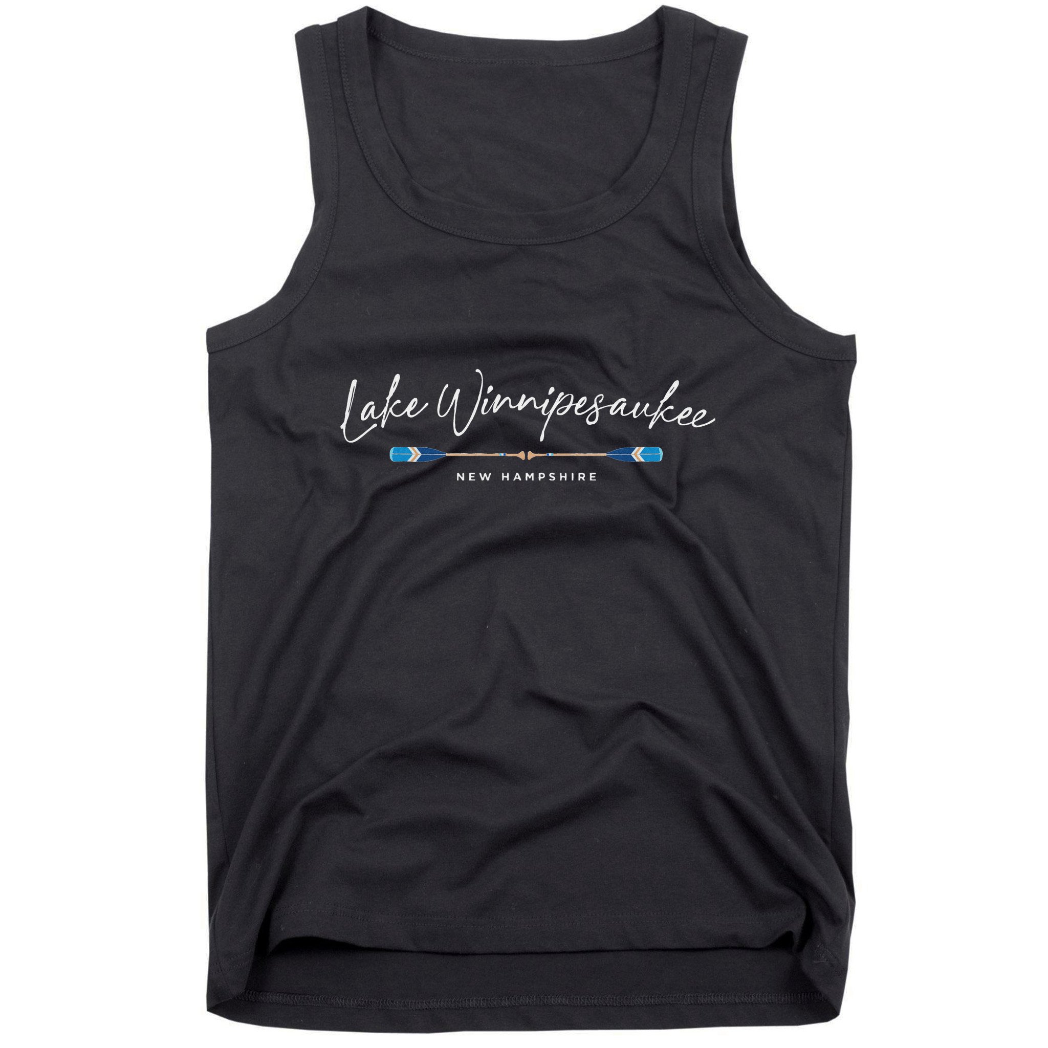 Lake Winnipesaukee New Hampshire Oars Graphic Tank Top