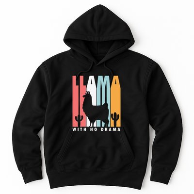 Llama With No Drama No Drama Llama Hoodie