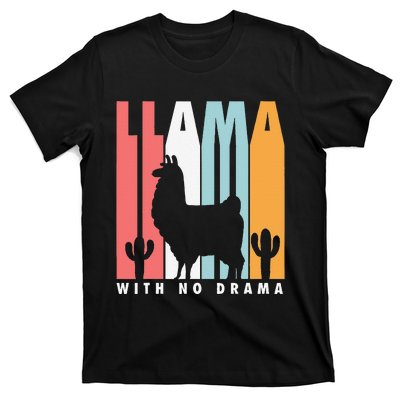 Llama With No Drama No Drama Llama T-Shirt