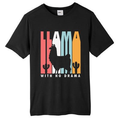 Llama With No Drama No Drama Llama Tall Fusion ChromaSoft Performance T-Shirt