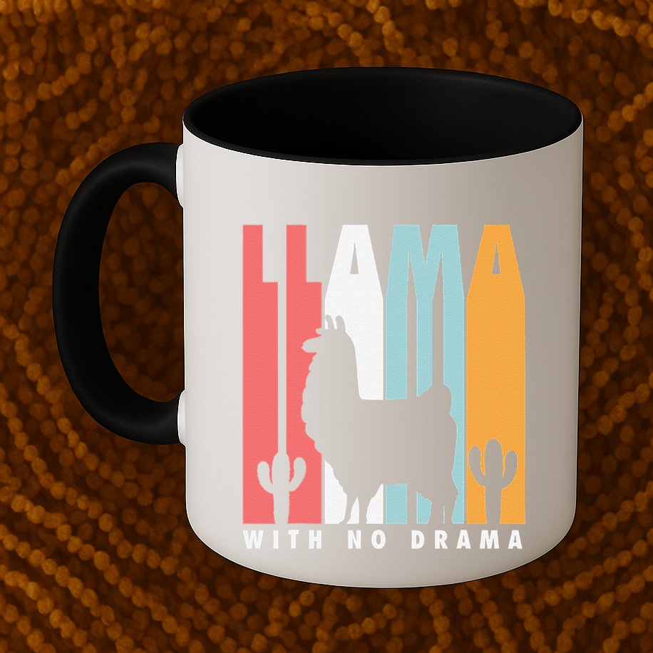 Llama With No Drama No Drama Llama Mug