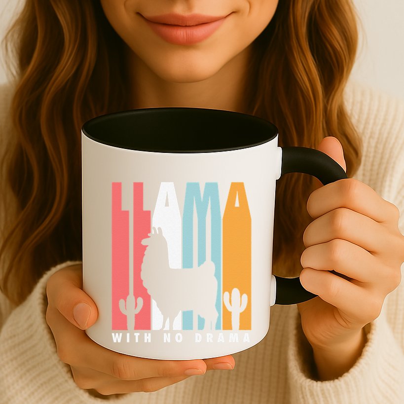 Llama With No Drama No Drama Llama Mug