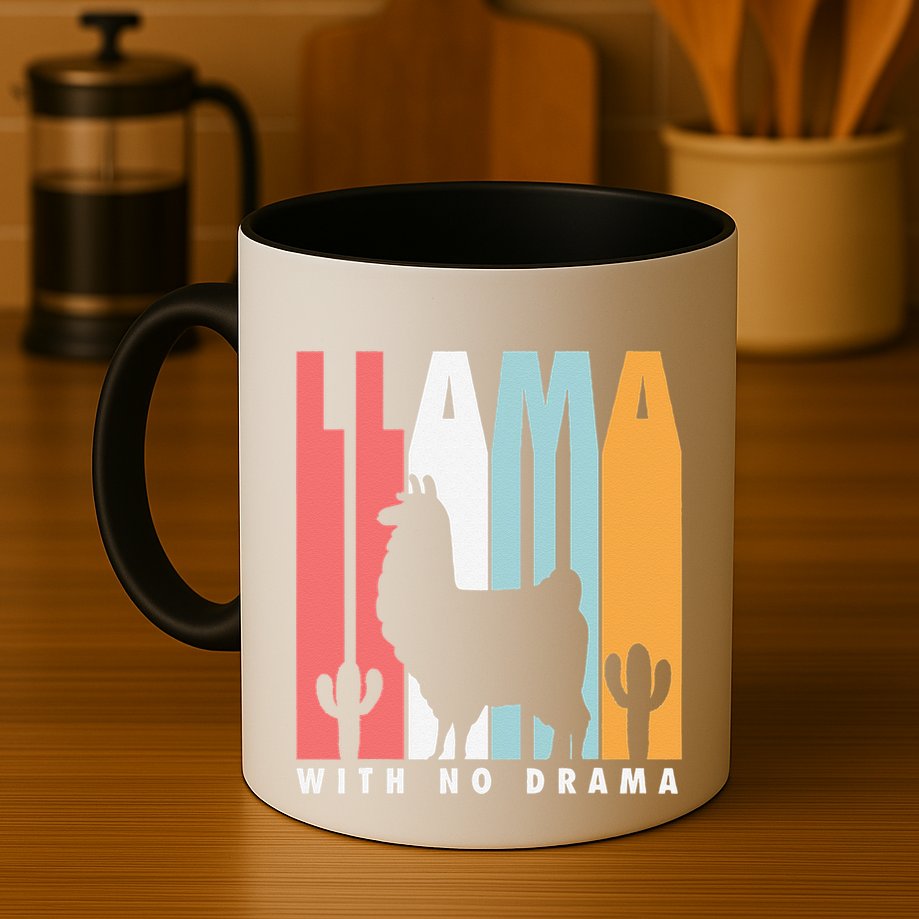 Llama With No Drama No Drama Llama Mug