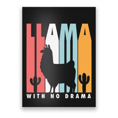Llama With No Drama No Drama Llama Poster