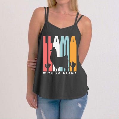 Llama With No Drama No Drama Llama Women's Strappy Tank