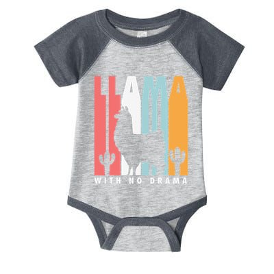 Llama With No Drama No Drama Llama Infant Baby Jersey Bodysuit