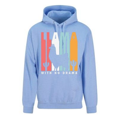 Llama With No Drama No Drama Llama Unisex Surf Hoodie