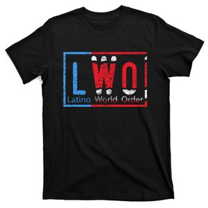 Latino World Order Puerto Rico Blue And Red T-Shirt