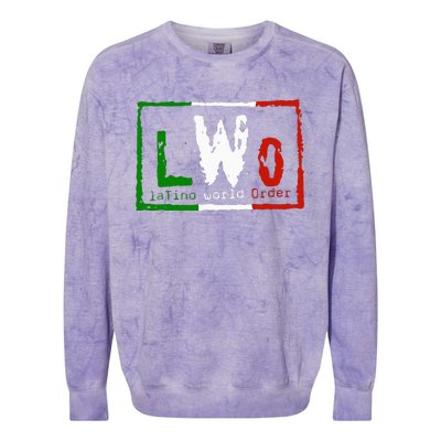 Latino World Order Family Matching Outfits Colorblast Crewneck Sweatshirt