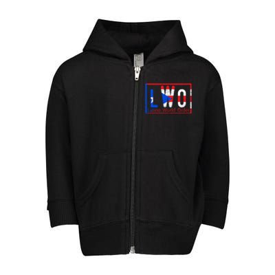 Latino World Order Puerto Rico Blue And Red Toddler Zip Fleece Hoodie