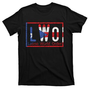 Latino World Order Puerto Rico Blue And Red T-Shirt