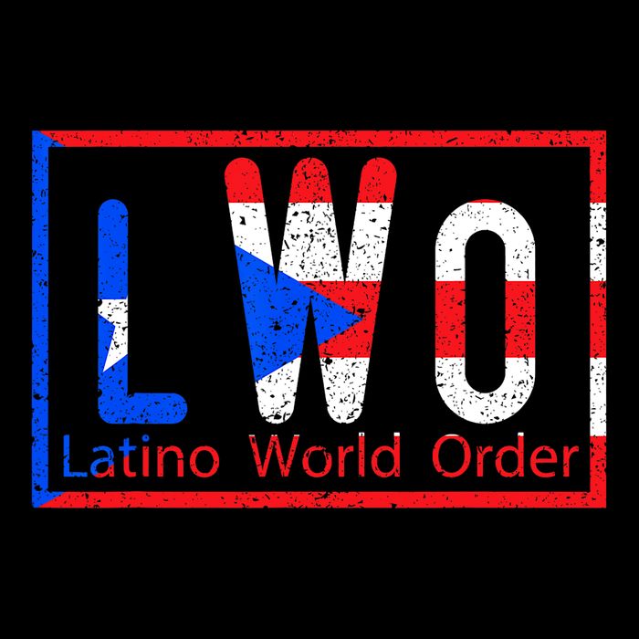 Latino World Order Puerto Rico Blue And Red Drawstring Bag