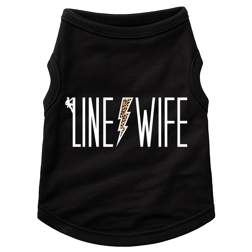 Line Wife Of A Line Wife LineS Wife Gift Doggie Tank