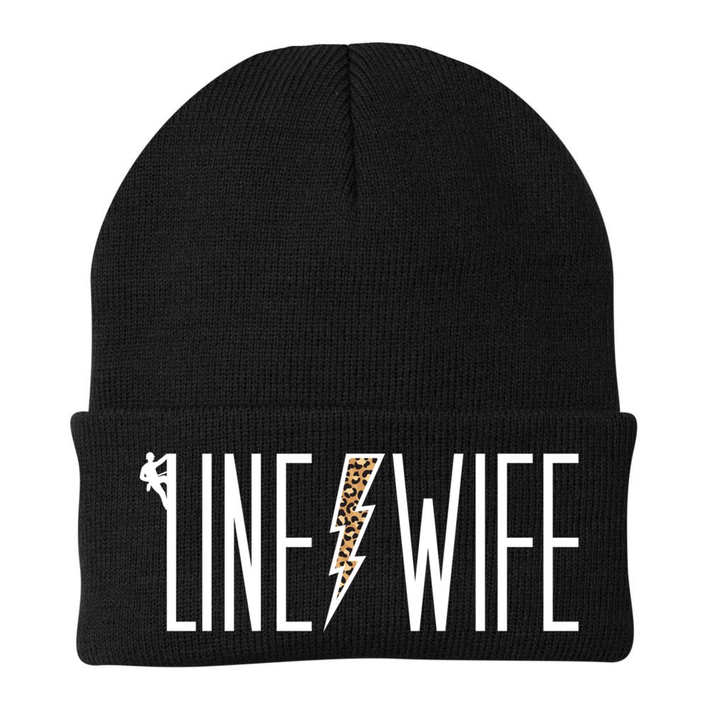 Line Wife Of A Line Wife LineS Wife Gift Beanie