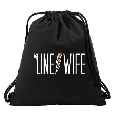 Line Wife Of A Line Wife LineS Wife Gift Drawstring Bag