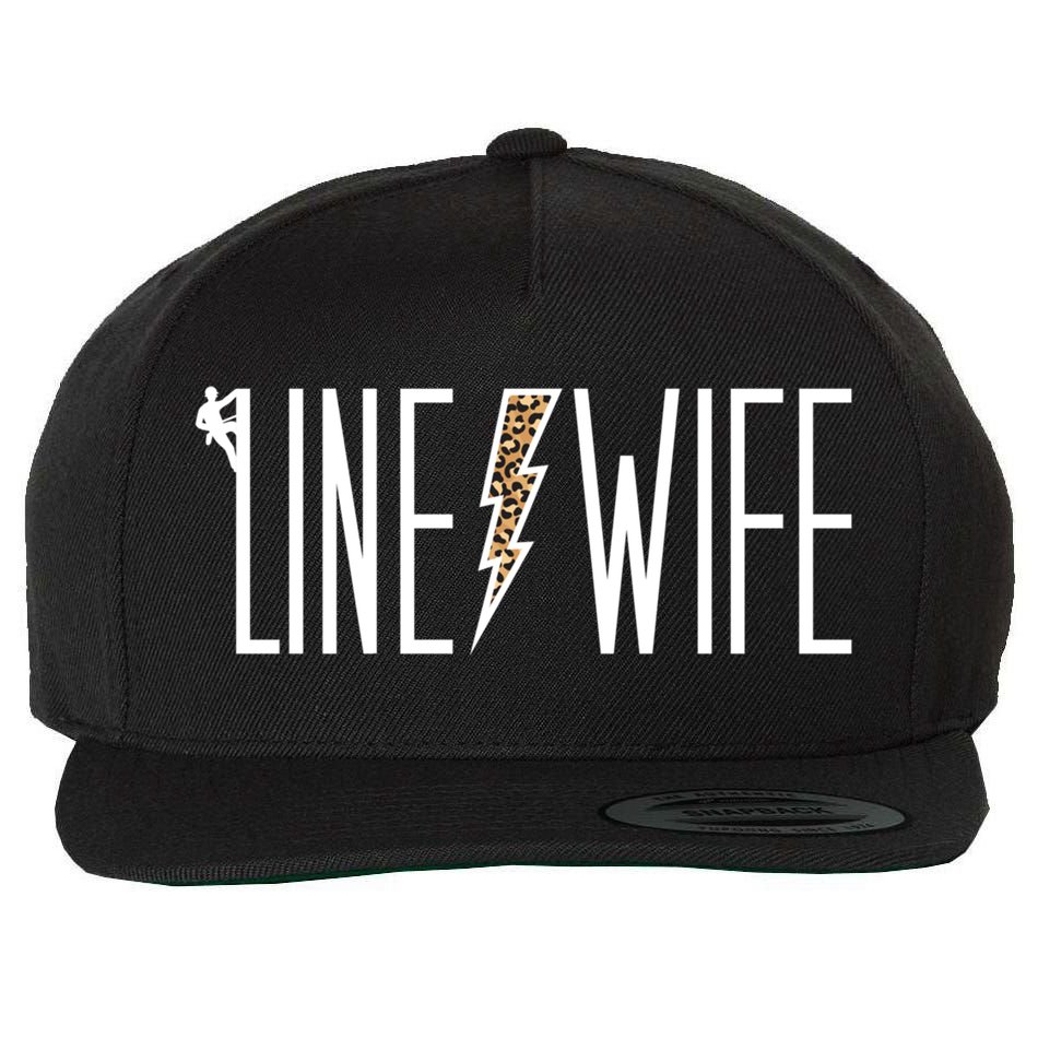 Line Wife Of A Line Wife LineS Wife Gift Wool Snapback Cap