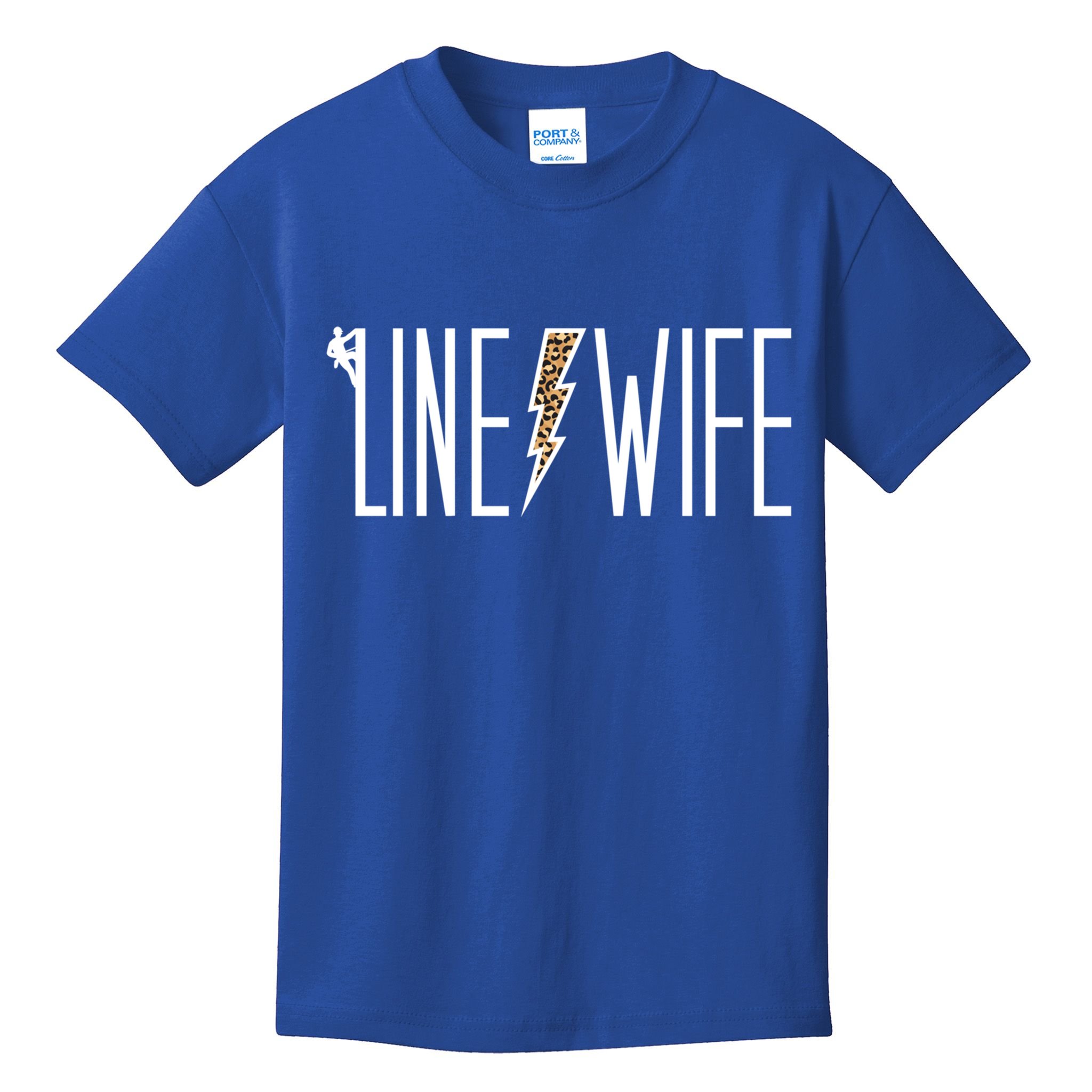 Line Wife Of A Line Wife LineS Wife Gift Kids T-Shirt