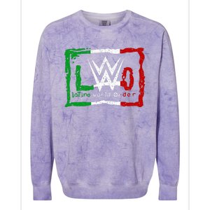 Latino World Order Matching Family Colorblast Crewneck Sweatshirt