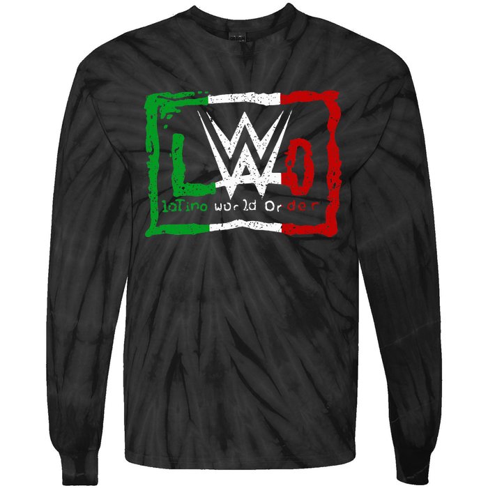 Latino World Order Matching Family Tie-Dye Long Sleeve Shirt