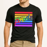 Live With Pride Lgbtq Equal Rights Meaningful Gift Cooling Performance Crew T-Shirt