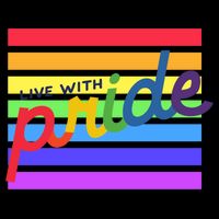 Live With Pride Lgbtq Equal Rights Meaningful Gift Cooling Performance Crew T-Shirt