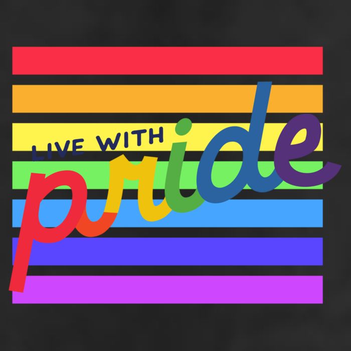 Live With Pride Lgbtq Equal Rights Meaningful Gift Golf Towel