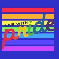 Live With Pride Lgbtq Equal Rights Meaningful Gift 16 in Basic Backpack