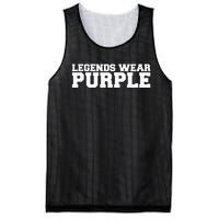 Legends Wear Purple Team Spirit Game Competition Color Sport Mesh Reversible Basketball Jersey Tank