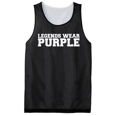 Legends Wear Purple Team Spirit Game Competition Color Sport Mesh Reversible Basketball Jersey Tank