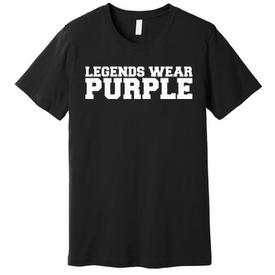 Legends Wear Purple Team Spirit Game Competition Color Sport Premium T-Shirt