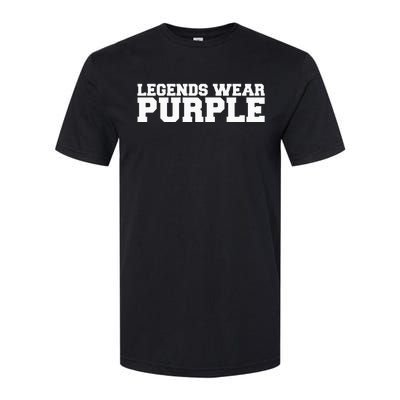 Legends Wear Purple Team Spirit Game Competition Color Sport Softstyle CVC T-Shirt