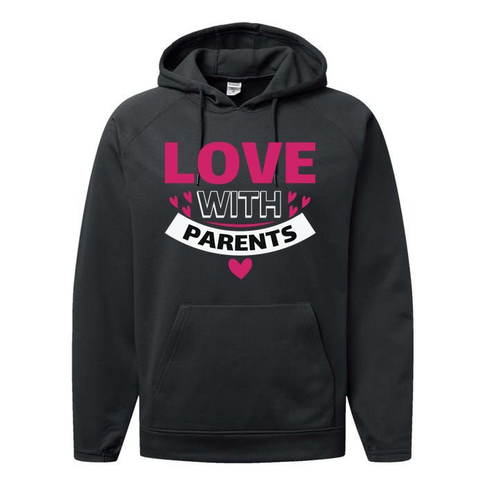 Love With Parents Performance Fleece Hoodie