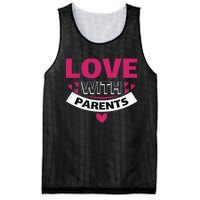 Love With Parents Mesh Reversible Basketball Jersey Tank