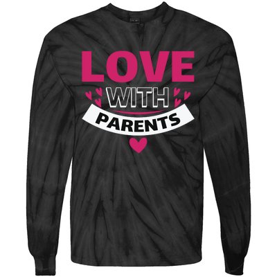 Love With Parents Tie-Dye Long Sleeve Shirt