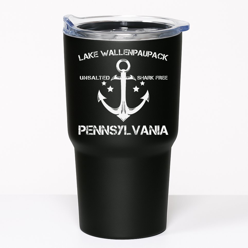 Lake Wallenpaupack Pennsylvania Funny Fishing Camping Gift Tumbler