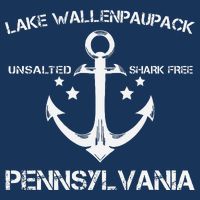 Lake Wallenpaupack Pennsylvania Funny Fishing Camping Gift Womens Tank Top